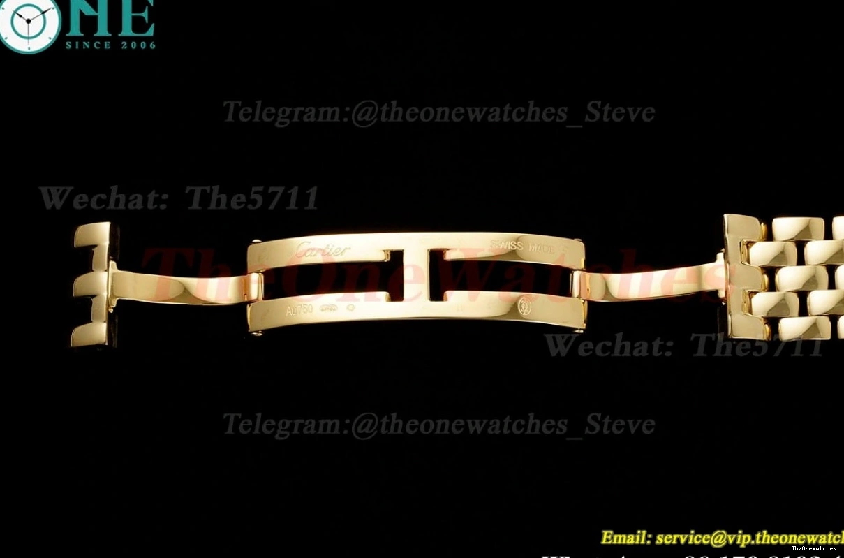 De Mop Ladies AF 27mm YG Panthere Secrete YG Dial Quartz 0409